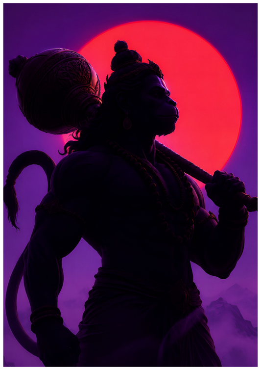 Hanuman Wall Poster Collection (Set of 8)