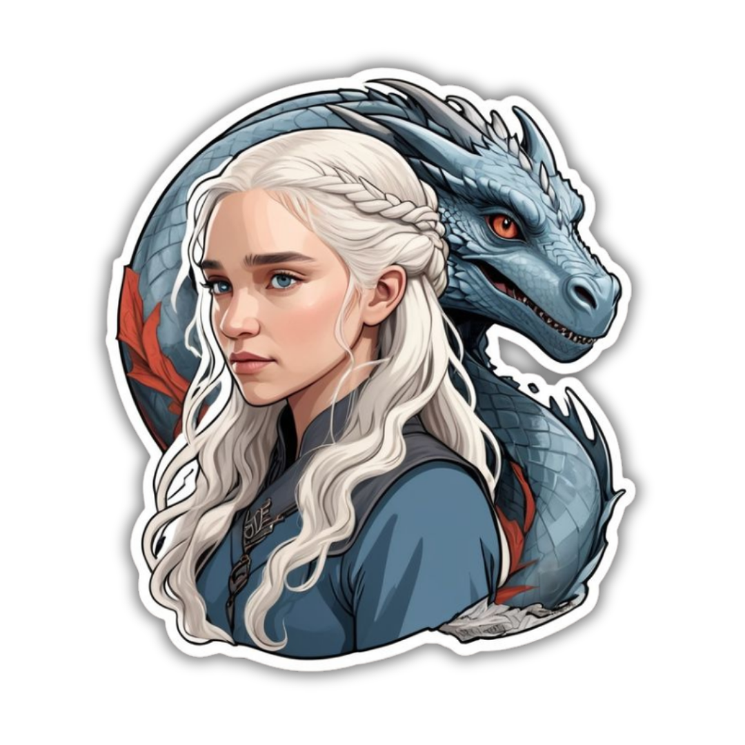 The dragon queen Sticker