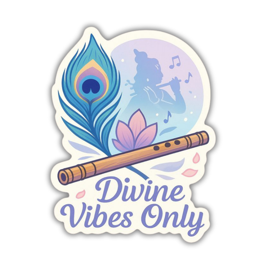 Divine vibes only Sticker