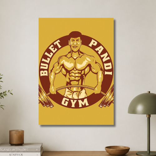 Vadivelu : bullet pandi gym wall poster