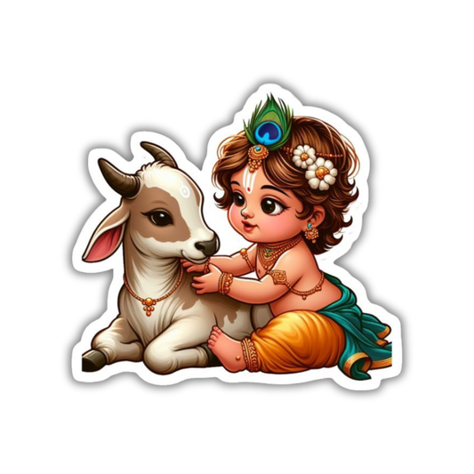 Little Krishna Sticker