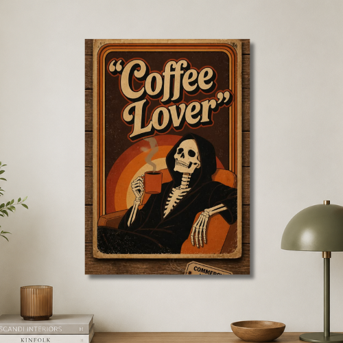 Deep Coffee lover wall poster