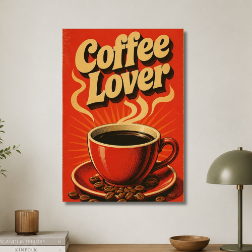 Coffee lover wall poster