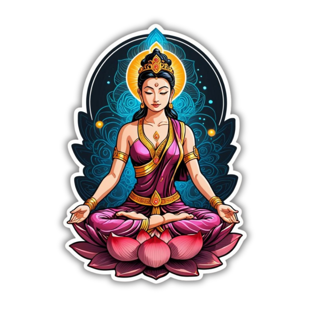 Lotus Devi Sticker