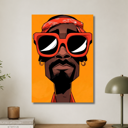 Man with beard wall poster