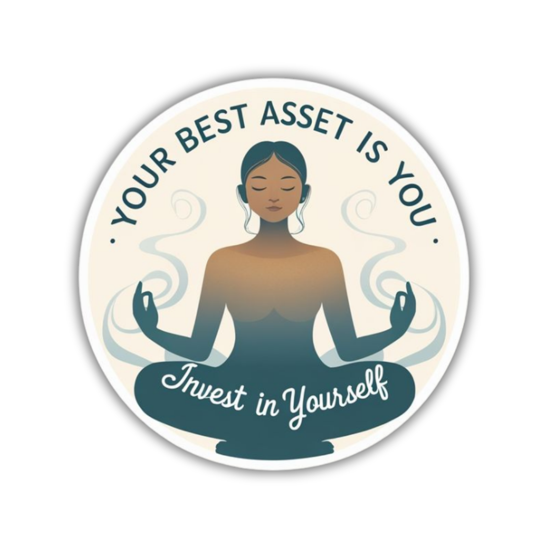 Invest in yourself Sticker