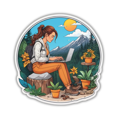 Nature Workspace Sticker