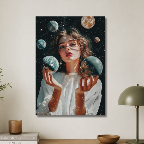 play with planet wall poster