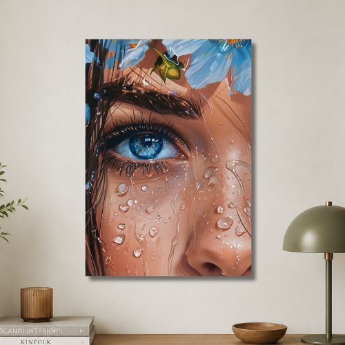 Blue eye wall poster