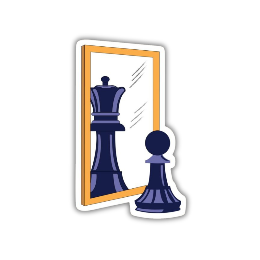 Pawn to Queen Sticker