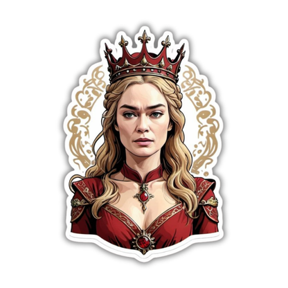 The ruthless queen Sticker