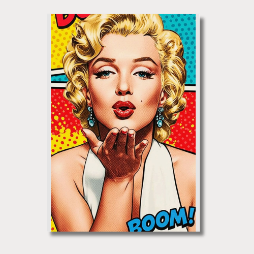 Marylin boom wall poster