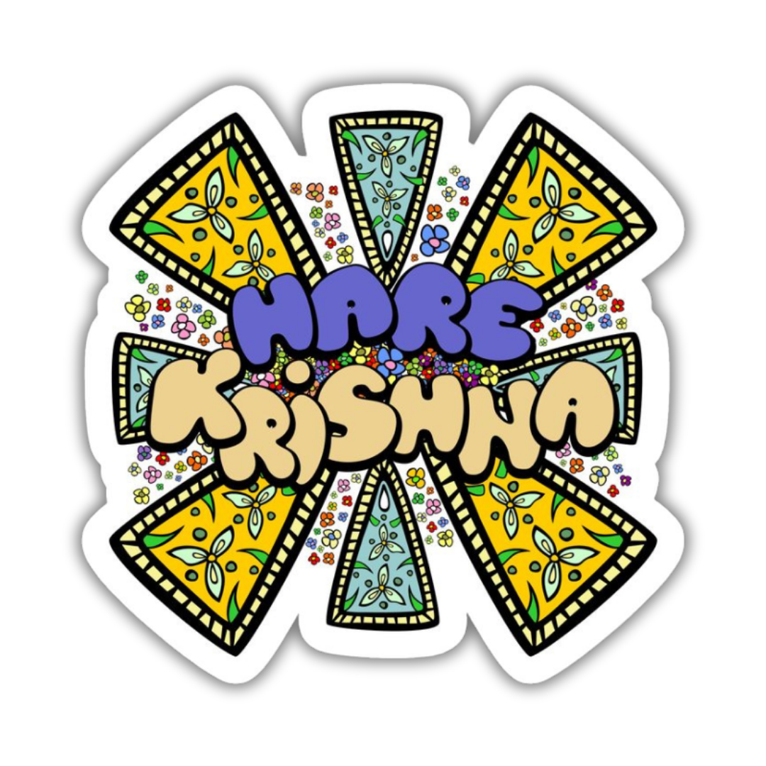 Hare Krishna Sticker