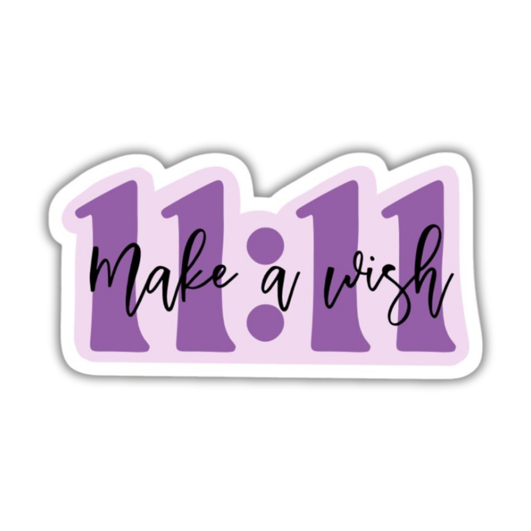 11:11  Make a wish Sticker