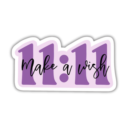 11:11  Make a wish Sticker