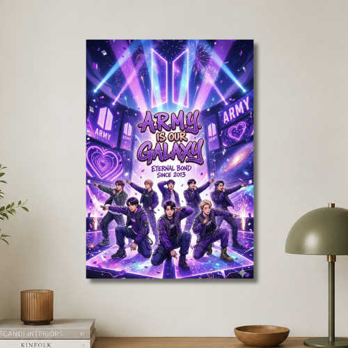 BTS: Army is our galaxy wall poster