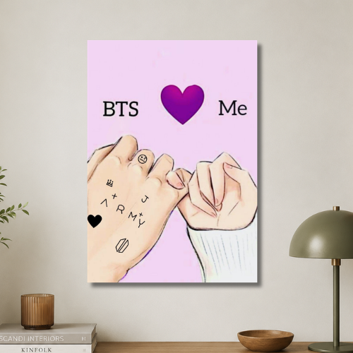 BTS and me wall poster
