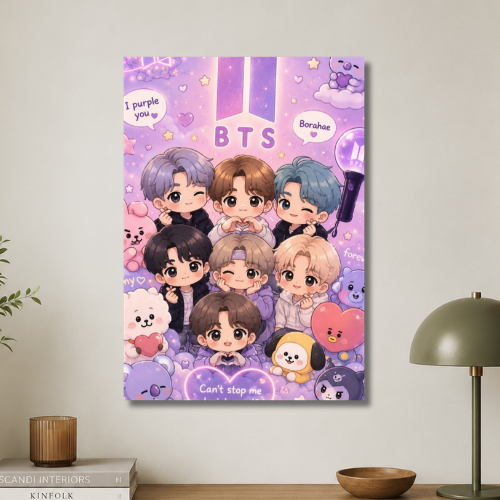 BTS: can't stop me wall poster