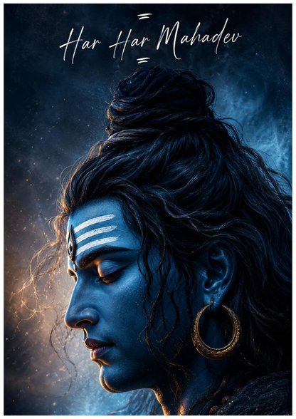 Lord Shiva Wall Poster Collection (Set of 8)