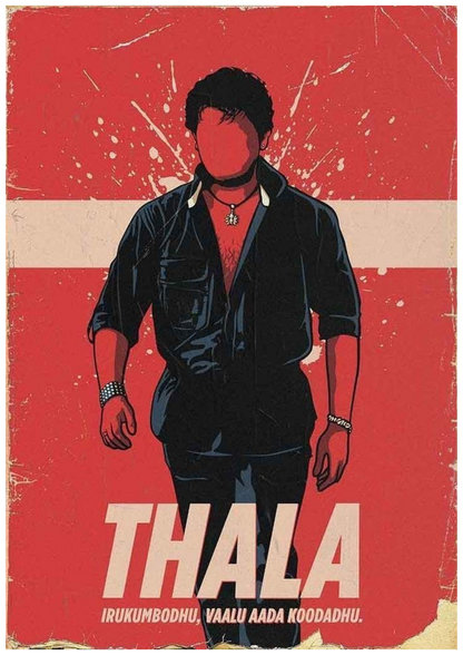 Thala Ajith Wall Poster Collection (Set of 8)