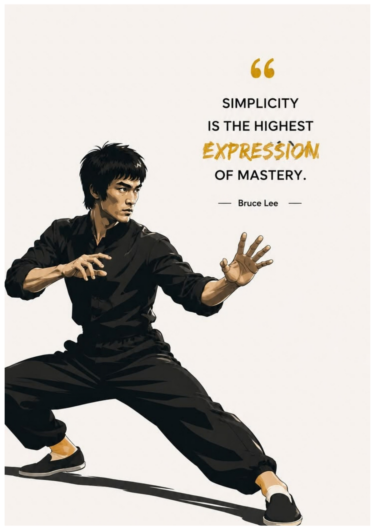 Bruce Lee Wall Poster Collection (Set of 8)