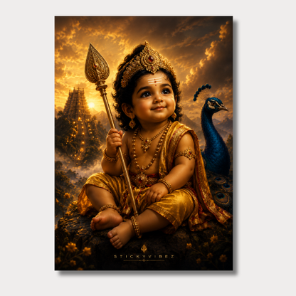 Murugan Wall Poster Collection (Set of 8)