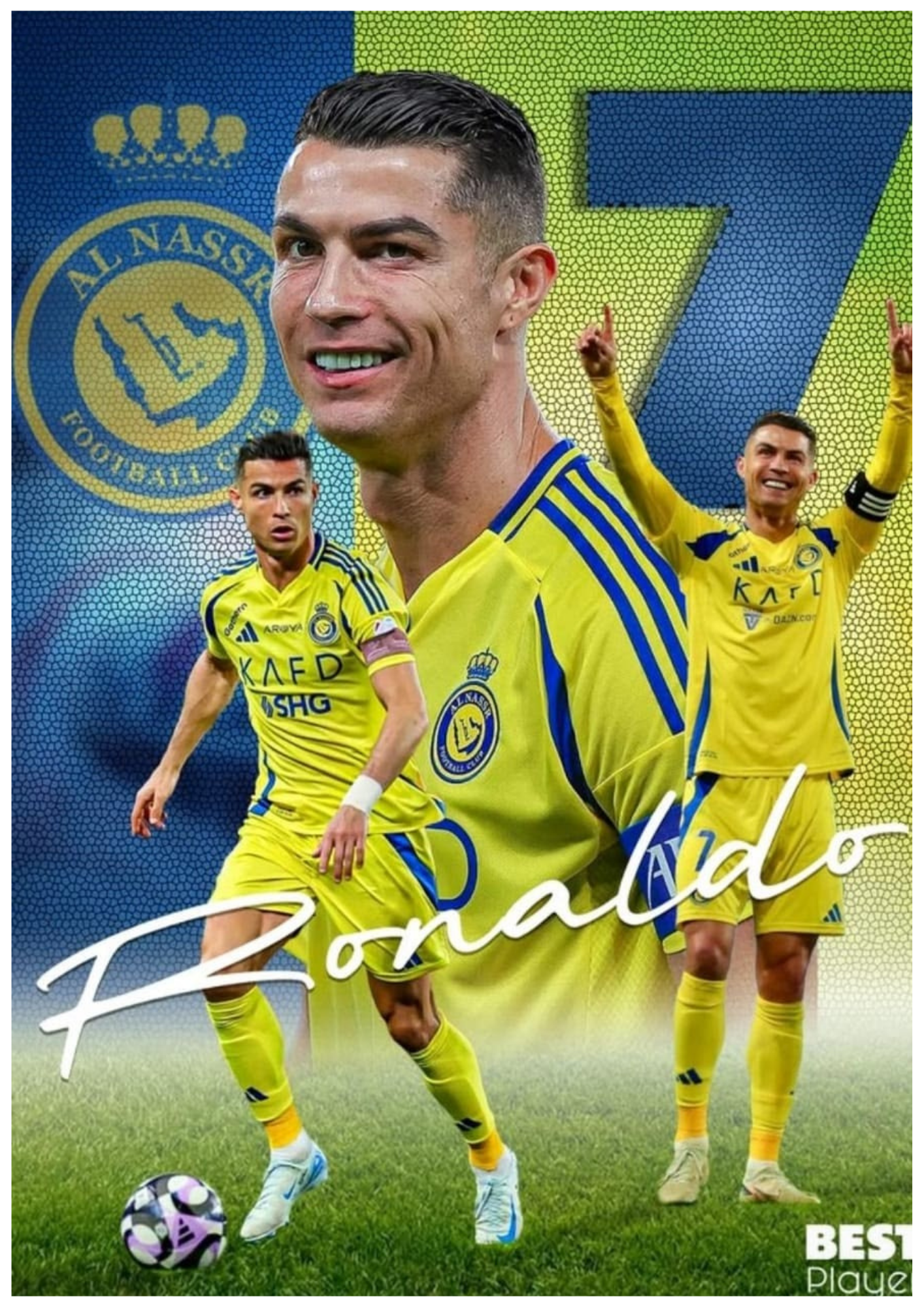 Cristiano Ronaldo Wall Poster Collection (Set of 8)