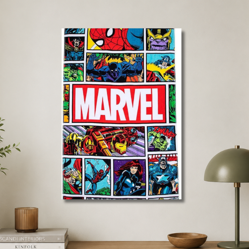 Marvel wall poster