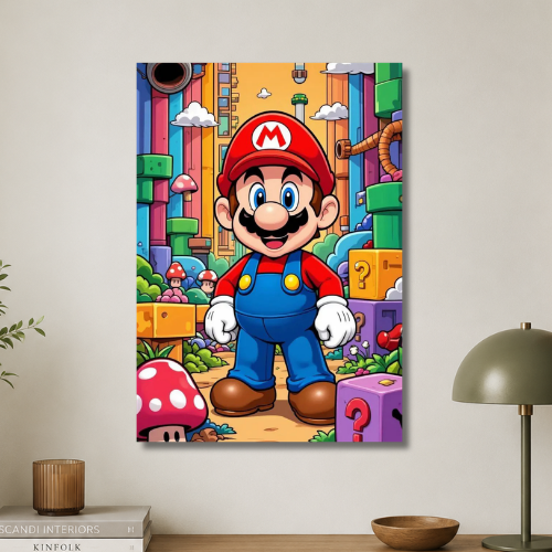 Mario wall poster