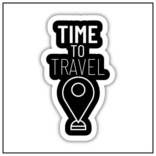 Time to Travel Sticker