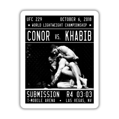 Conor vs Khabib Sticker