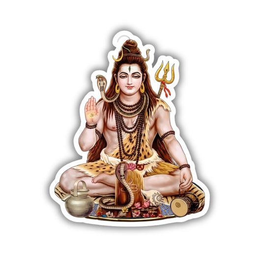 Yogi shiva Sticker