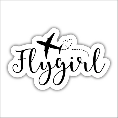 Fly Girl Sticker