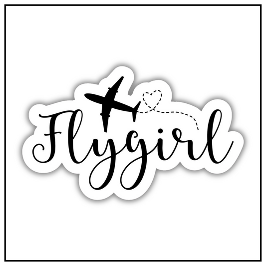 Fly Girl Sticker