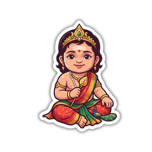 Baby Lord Murugan sticker