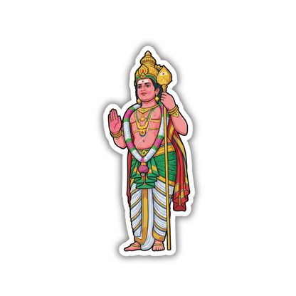 Muruga statue sticker