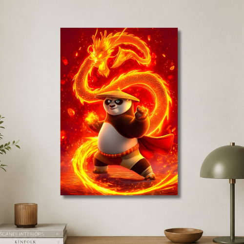 Kung fu panda: dragon warrior  wall poster