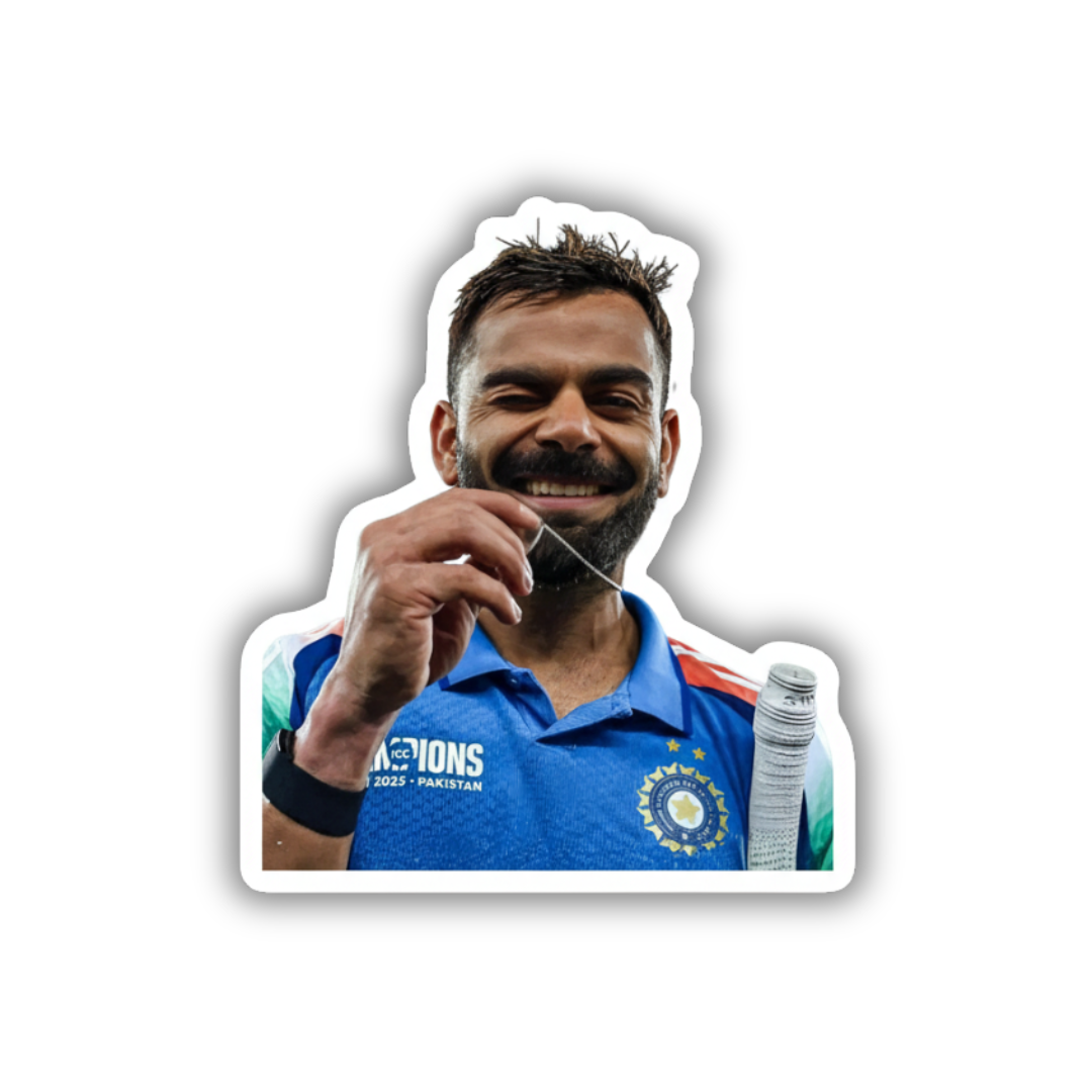 Kohli v8 sticker