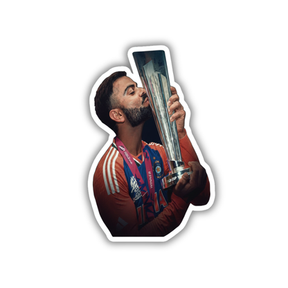 kohli champion sticker