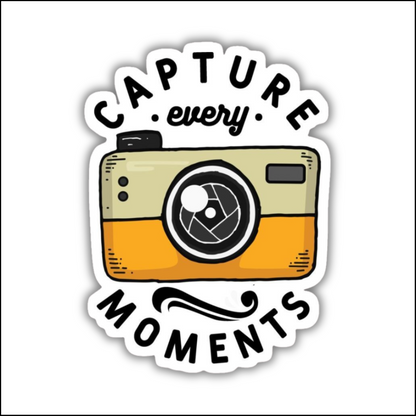 Capture Every Moments Sticker