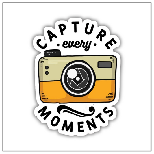 Capture Every Moments Sticker