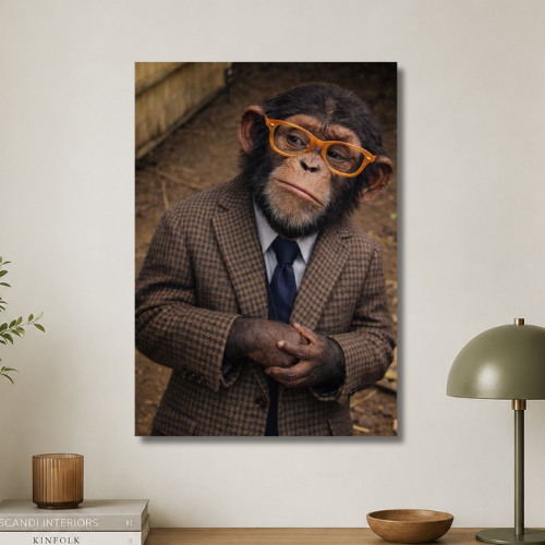 Monkey: hey you wall poster