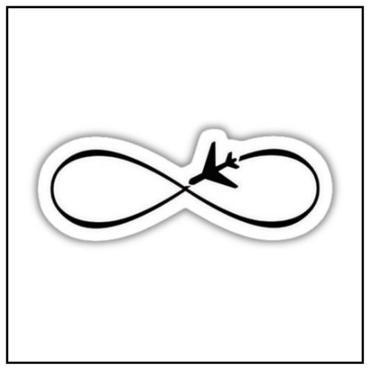 Infinite Travel Sticker
