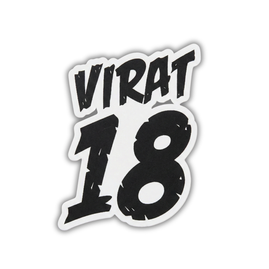Virat 18 sticker
