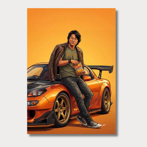 Tokyo DRift Han wall poster