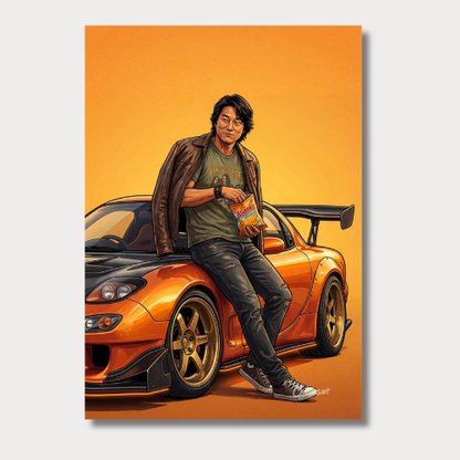 Tokyo DRift Han wall poster