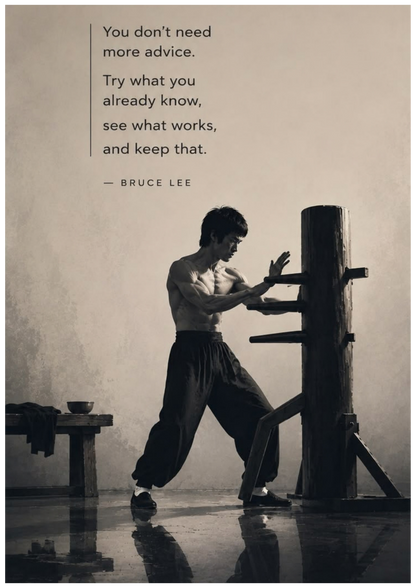 Bruce Lee Wall Poster Collection (Set of 8)