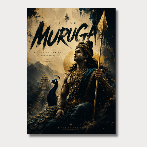 Murugan Wall Poster Collection (Set of 8)