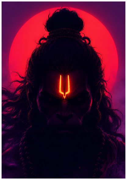 Hanuman Wall Poster Collection (Set of 8)