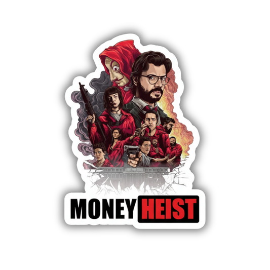 Money heist team sticker